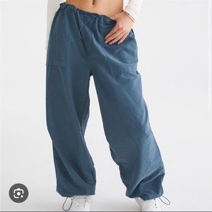 Aeropostale blue parachute pants